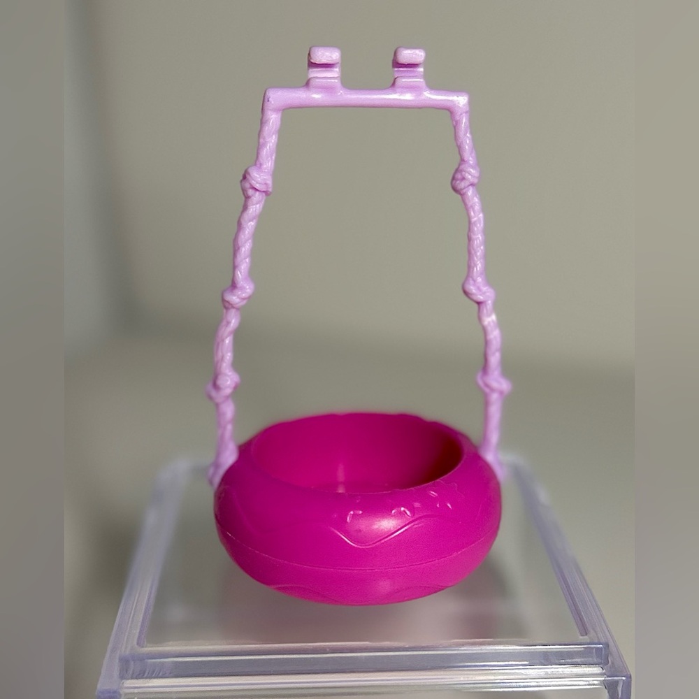 Littlest Petshop Whirl Around Playground Replacement Tire Swing Pink LPS